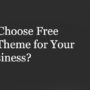 free WordPress business theme
