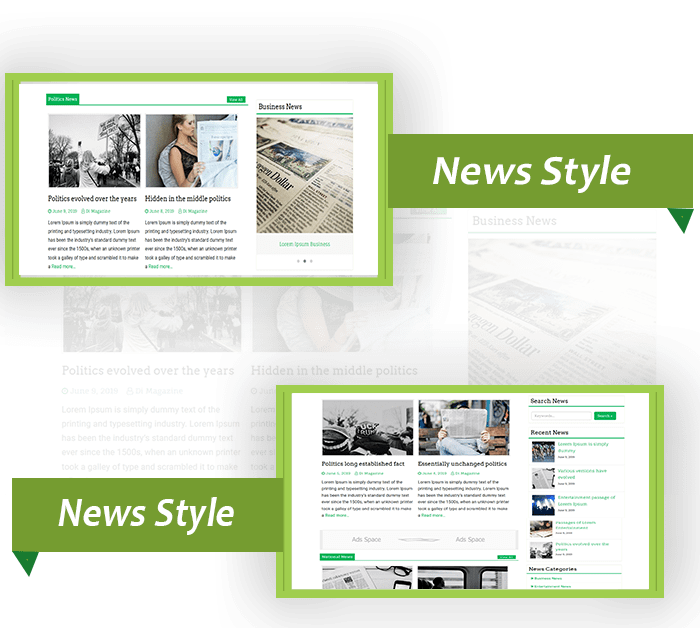 Magazine WordPress Theme to get attractive view of your updates, Di Magazine Responsive Theme is SEO-friendly.