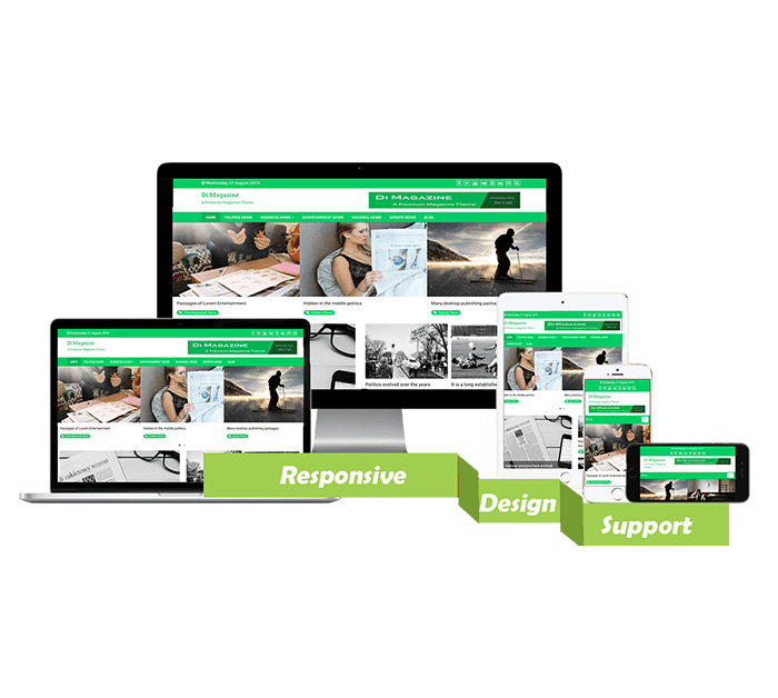 Di Magazine WordPress Theme for News, magazine portals and websites.